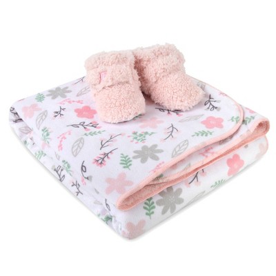 Image of Fisher-Price Wonders Sherpa Lined Blanket and Plush Booties