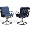 EROMMY Patio Swivel Chair Set Of 2, Outdoor Dining Chairs With Cushions, 360° Swivel Rocker Patio Chairs For Porch, Deck, And Garden - 3 of 4
