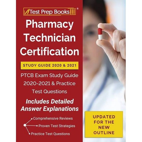 Pharmacy Technician Certification Study Guide 2020 And 2021 By Test Prep Books Paperback Target