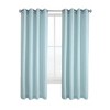 Habitat Harmony Light Filtering Providing Privacy Soft and Relaxed Feel in Room Grommet Curtain Panel, Sky Blue - 2 of 4