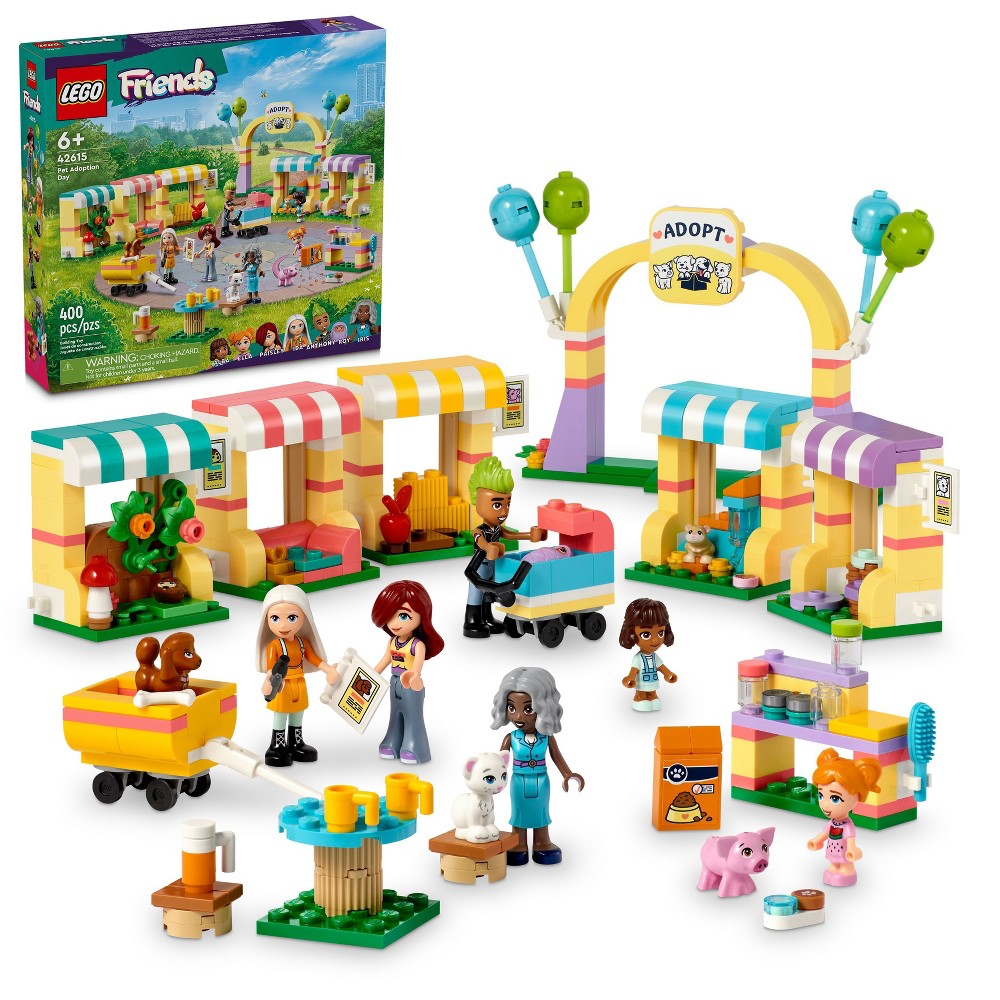 Photos - Construction Toy Lego Friends Pet Adoption Day Toy 42615 