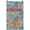 Manual Woodworkers and Weavers Cowgirl Club Wall Hanging, 17 x 25 Inches, Western Woven Tapestry Wall Art with Rustic Charm - 2 of 3