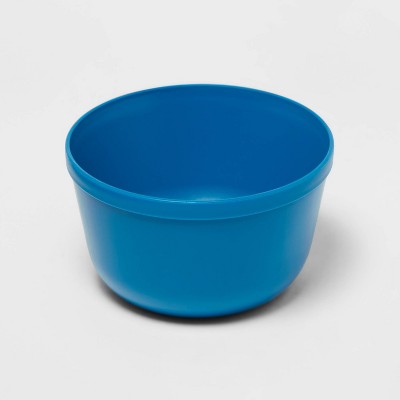 Image of 15.5oz Plastic Kids' Bowl Blue - Pillowfort™