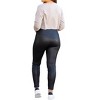 Women's Farrah High-Waisted Faux Leather Leggings - Julia Rose - 3 of 4