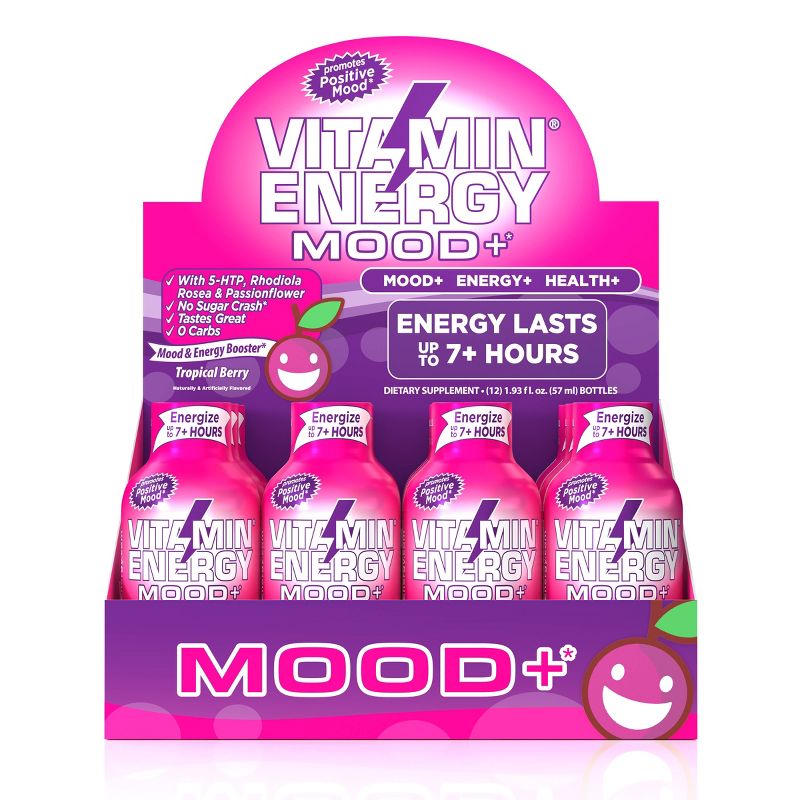 Vitamin Energy Mood Supplements - 1.93 fl oz, 1 of 6