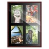 PosterPalooza | Brown Finish Collage Frame - Black Mat, 20 Frame Sizes to Choose From, UV Acrylic - 4 of 4