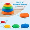 Costway 5 Pcs Kids Stepping Stones w/ Non-Slip Edge Sensory Toy for Indoor/Outdoor Play - 2 of 4