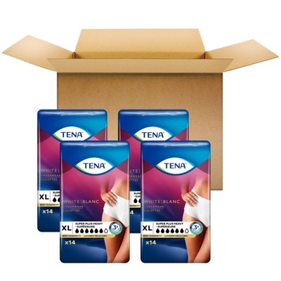 TENA Incontinence Underwear for Women - Super Plus Absorbency - XL - 56ct