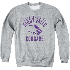 University of Sioux Falls Official Cougars Logo Adult Crewneck Sweatshirt - 1 of 4