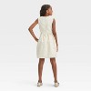 Girls' FAO Schwarz Faux Fur Coat & Dress Set - Ivory - 4 of 4
