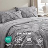Bedsure Comforter Set – Solid Diamond Pintuck Design Bedding, Elegant and Soft Bed in a Bag for All Seasons - 3 of 4