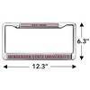 Henderson State University School Logo Full Size Standard License Plate Metal Frame - 4 of 4