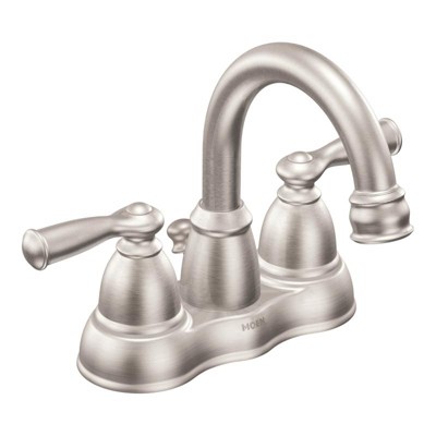 Moen Banbury Brushed Nickel Bathroom Faucet 4 in. Model No. WS84913SRN