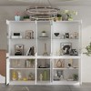 FUFU&GAGA Modular Kitchen Pantry Cabinet Dining Room Sideboard with Lighting and Glass Doors - 3 of 4