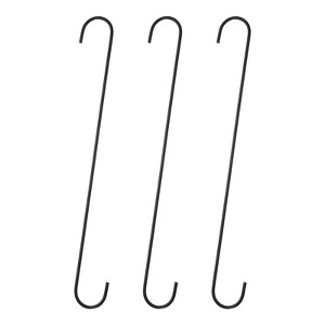Unique Bargains High Manganese Steel Kitchen Garden Bathroom S-shaped Hooks and Hangers 3 Pcs - 1 of 4