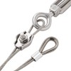 Built Industrial 43 Piece String Light Hanging Kit with Stainless Steel Rope for Patio, Porch, Home Decor, 82 Ft - 4 of 4