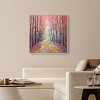 Art Remedy Road in Autumn Pastel Color Abstract Wall Art Framed - 2 of 4