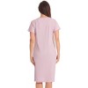 Dreamcrest Womens Nightgown with Lace Trim  Short Sleeve Sleepwear Pajamas with Stretch  Solids & Prints - 3 of 3