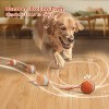Attop Interactive Dog Toys, Random Path Automatic Moving and Rolling Dogs Toy with Rope Motion-Activated Orange - 4 of 4
