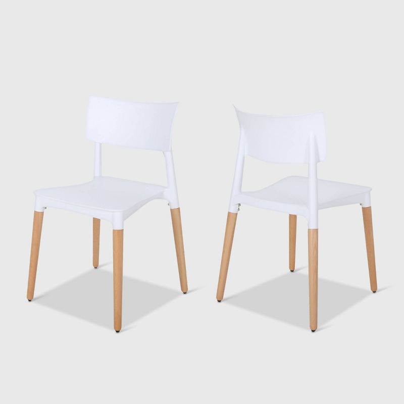 Set of 2 Margaretta Modern Dining Chairs - Christopher Knight Home, 1 of 9