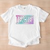 Simply Sage Market Teacher Checkered Colorful Garment Dyed Tee - 3 of 4