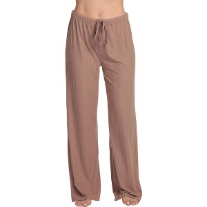 Just Love Womens Solid Ribbed Pajama Pants - Pajama Bottoms for Women - 1 of 1