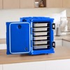 VEVOR Insulated Food Pan Carrier, 95 Qt Hot Box for Catering, Food Box Carrier with Double Buckles, Front Loading Food Warmer with Handles - 2 of 4