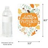 Big Dot of Happiness Little Pumpkin - Fall Birthday Party Bunting Banner - Party Decorations - Happy Birthday - 2 of 4