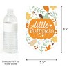 Big Dot of Happiness Little Pumpkin - Fall Birthday Party Bunting Banner - Party Decorations - Happy Birthday - image 2 of 4