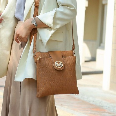 MKF Collection Marietta M Signature Women’s Handbag Crossbody Bag by Mia K - Tan — фото 2