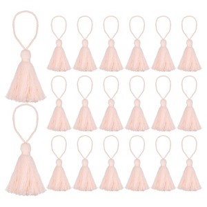 Unique Bargains Cotton Mini Hanging Loop DIY Functional Bookmark Tassels 20 Pcs - 1 of 4