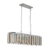 Modern Crystal Chandeliers 8-Light Oval Ceiling Pendant Light Hanging Lamp for Living Room Dining Room Restaurant Transparent - 2 of 4