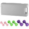Acekool Neoprene Dumbbell Set for Women & Men, Hand Weights with Hex Shape & Carry Case, Home Gym, Anti-Slip Grip, 1/2/3LB Pairs - 2 of 4