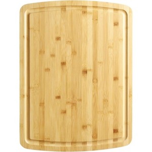 TackView Cutting Board, Bamboo Cutting Board with Juice Groove,  Knife Friendly Chopping Board,20*15*0.8in - 1 of 4
