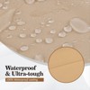 Maggift Plant Covers, Large Patio Furniture Covers Waterproof UV and Wind-Resistant High Wind Resistant Anti-Fading, Brown 126.00"*84.00"*31.00" - 3 of 4