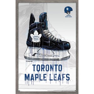 Trends International NHL Toronto Maple Leafs - Drip Skate 20 Framed Wall Poster Prints - 1 of 4