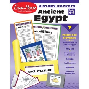 History Pockets: Ancient Egypt, Grade 4 - 6 Teacher Resource - by  Evan-Moor Educational Publishers (Paperback) - 1 of 1