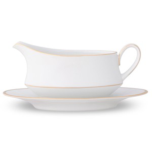 Noritake Heritage Gravy Boat with Tray - 1 of 3