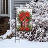 Briarwood Lane Winter Christmas Garden Flag 12x18 For Outdoor Poinsettia Pail For Christmas Garden Flag Flags For Outside - 4 of 4