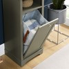 64" Tall Bathroom Storage Cabinet, Freestanding Floor Cabinet with Adjustable Shelves, Narrow Storage Cabinet for Living Room Bathroom Kitchen - 4 of 4