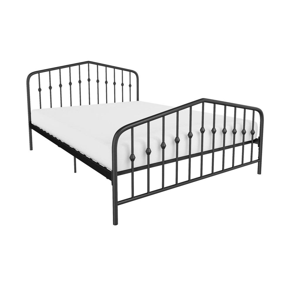 Photos - Bed Frame Full Bushwick Metal Bed Black - Novogratz