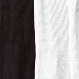 assorted black white