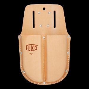 FELCO 921, Genuine Leather Double Holster Side by Side, Worn via Clip or Belt, American Made - 1 of 2