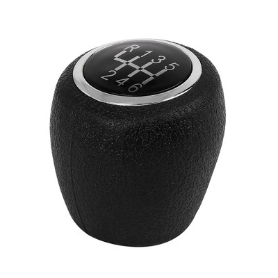 X Autohaux Black Car Manual 6-speed Gear Stick Shift Knob Cover For