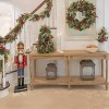 HGTV 9' Decorated Mixed Greenery with Berries Christmas Artificial Garland - 3 of 4
