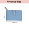 Unique Bargains Zipper Design PU Leather Small Credit Card Holder - 2 of 4