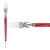 Creative Mark Polar Flo Professional Watercolor Brushes - Filbert Assorted Size - Short Handle, Nickel-Plated Seamless Brass Ferrule - Art Paint - 2 of 4