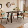 Christopher Knight Home Walton 5 Pieces Rubberwood Upholstered Dining Set - 2 of 4