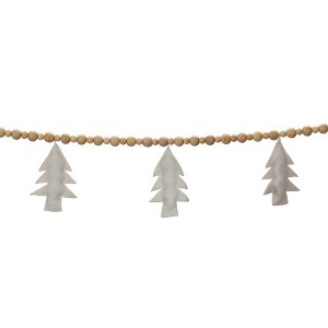 Melrose Beaded Wool Tree Garland (Set of 2) - 1 of 3