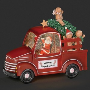 Roman 8" Lighted Swirl Gingerbread Truck - 1 of 4